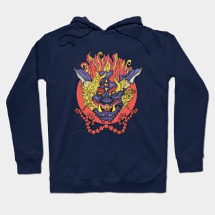 Hannya oriental Oni demon head Hoodie